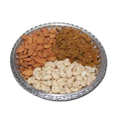 "Dryfruit Thali - RD 700 -Code-015 - Click here to View more details about this Product
